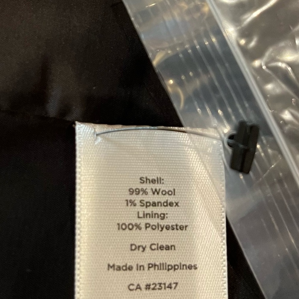 Talbots Black Wool Classic Blazer Size 4 New Condition - Picture 8 of 11